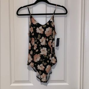 Brand new floral body suit